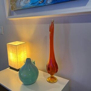 Vintage Viking swung vase